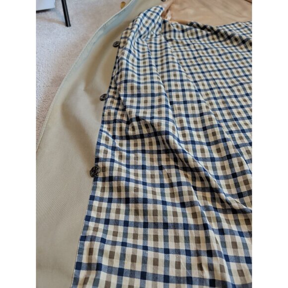 Vintage 80’s Aquascutum Trench Coat Overcoat Mens Aqua 5 XXL Punk Blokecore Vtg - Picture 13 of 16